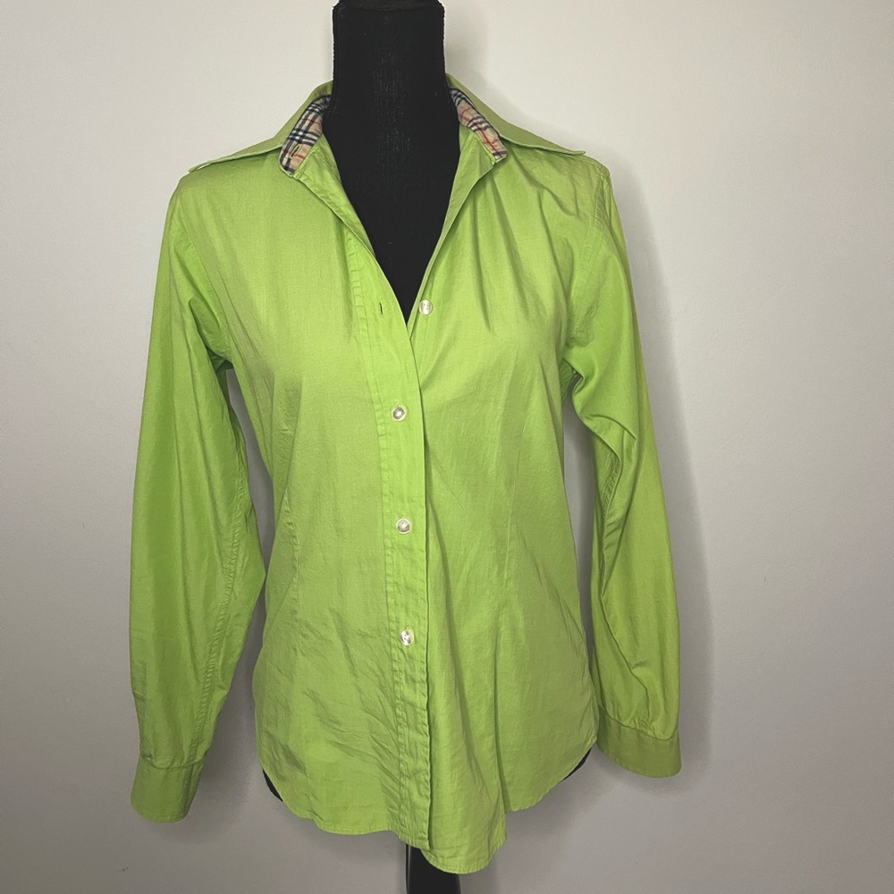 Burberry Button Down Blouse *Vintage* *Authentic*